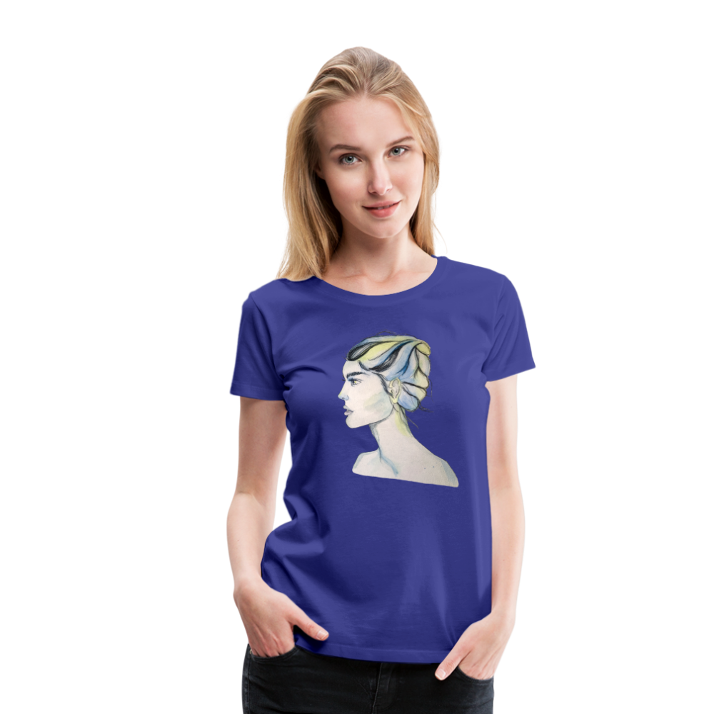Portrait - Frauen T-Shirt - Königsblau