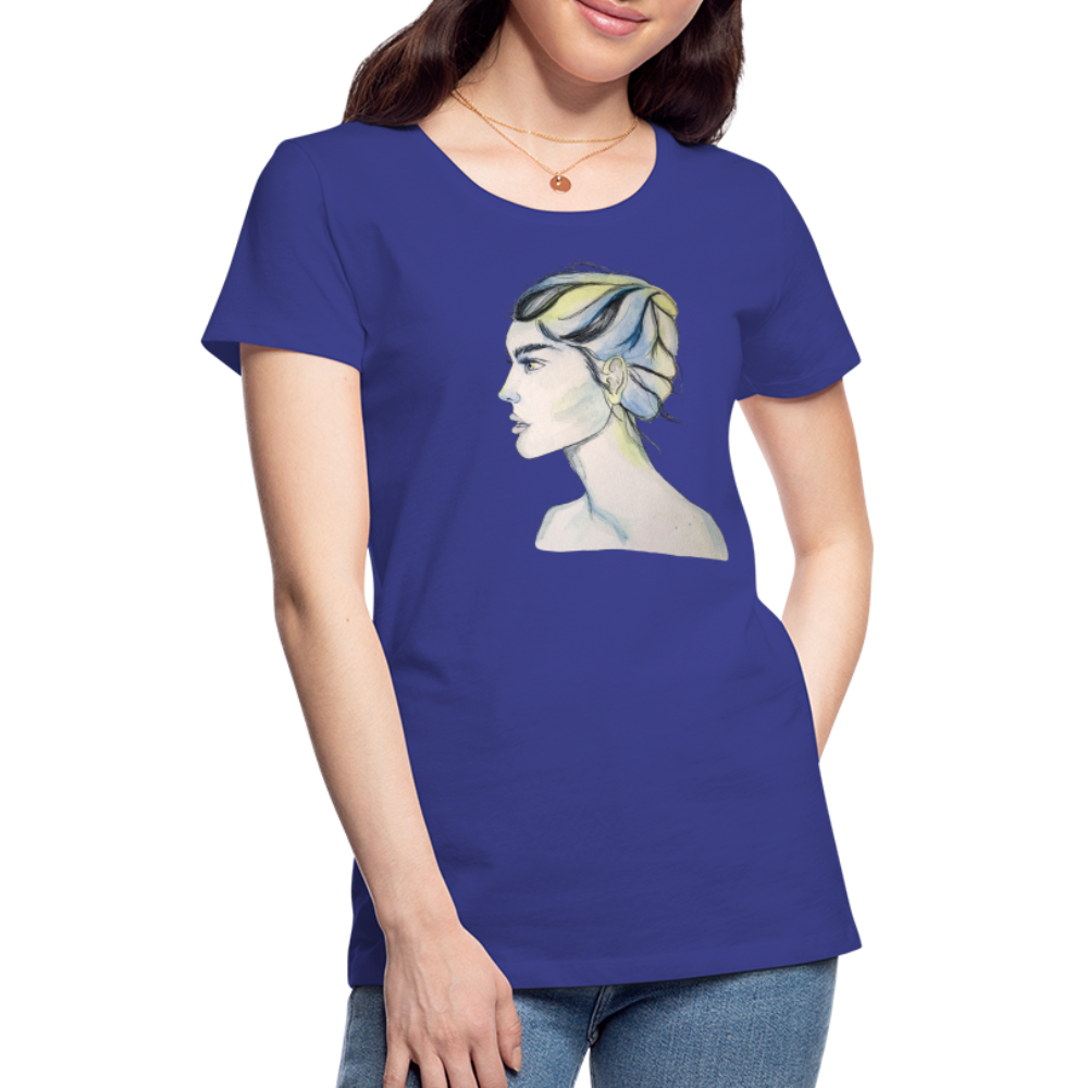 Portrait - Frauen T-Shirt - Königsblau