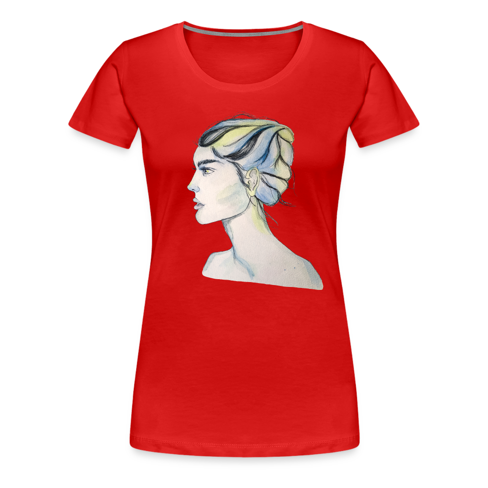Portrait - Frauen T-Shirt - Rot
