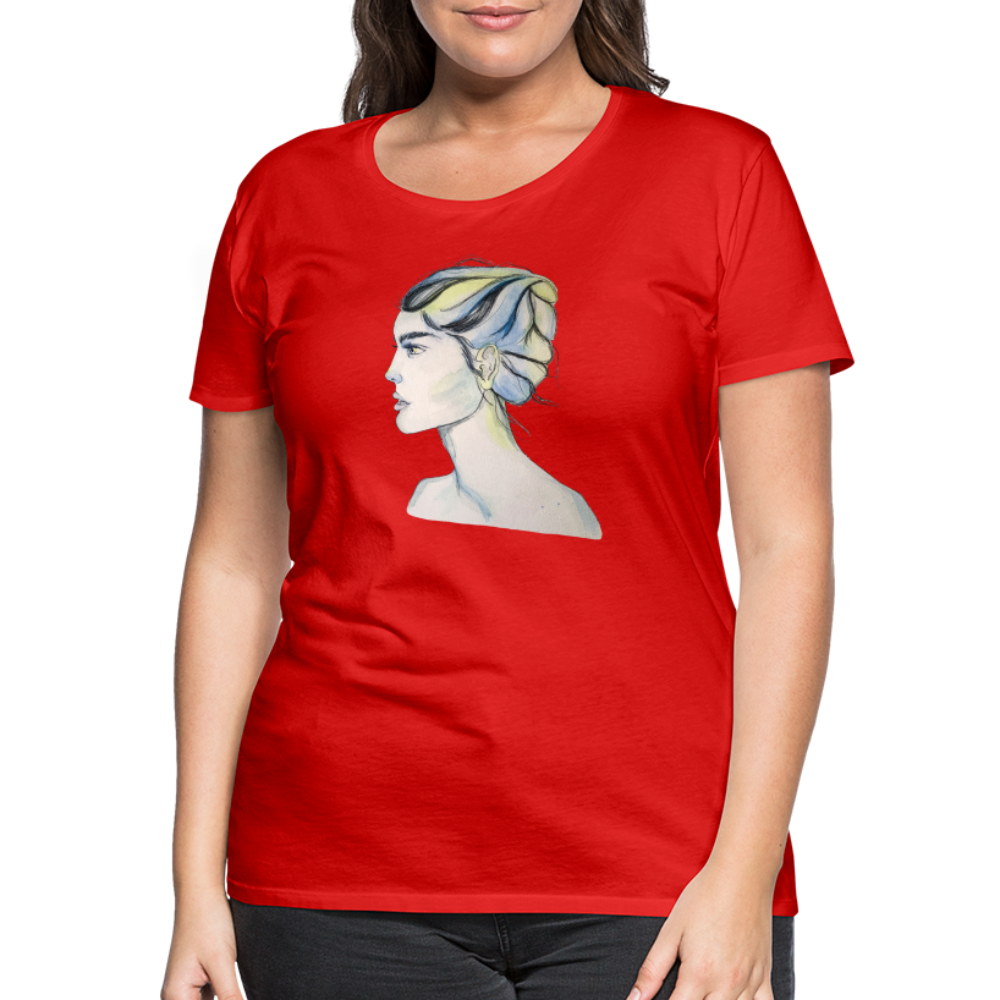 Portrait - Frauen T-Shirt - Rot