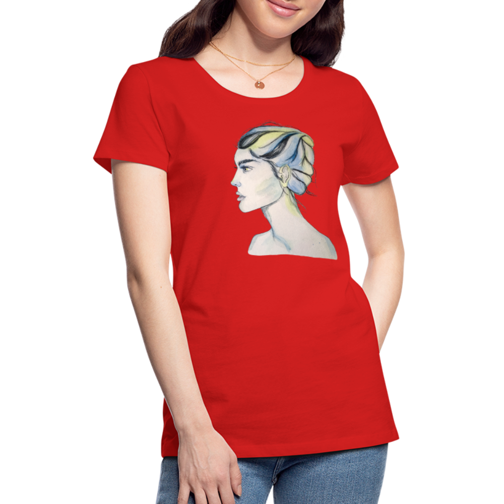 Portrait - Frauen T-Shirt - Rot