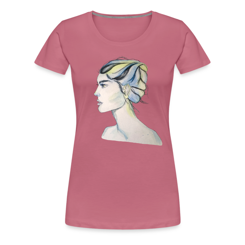 Portrait - Frauen T-Shirt - Malve
