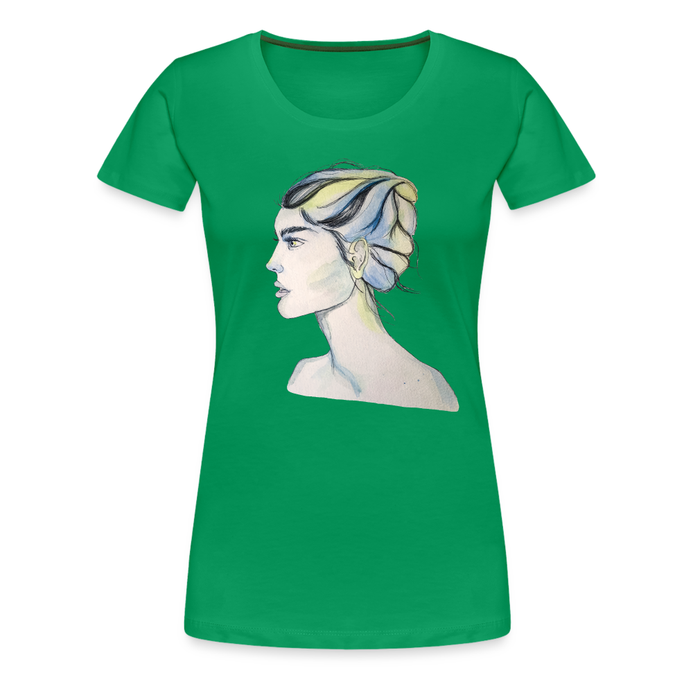 Portrait - Frauen T-Shirt - Kelly Green