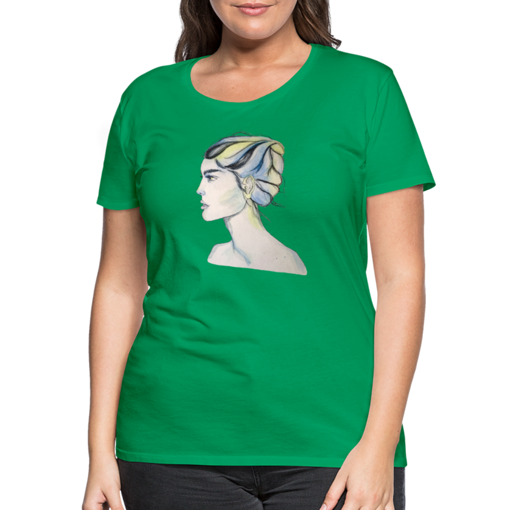 Portrait - Frauen T-Shirt - Kelly Green