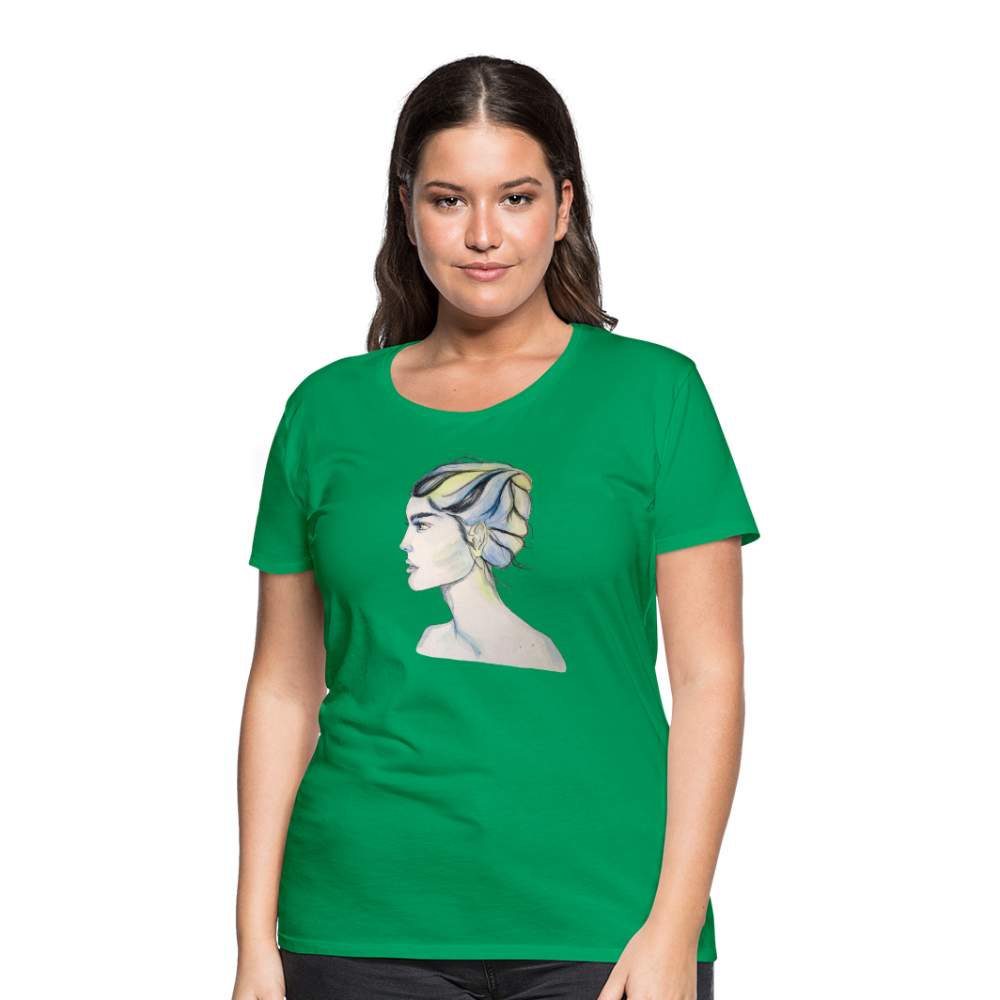 Portrait - Frauen T-Shirt - Kelly Green