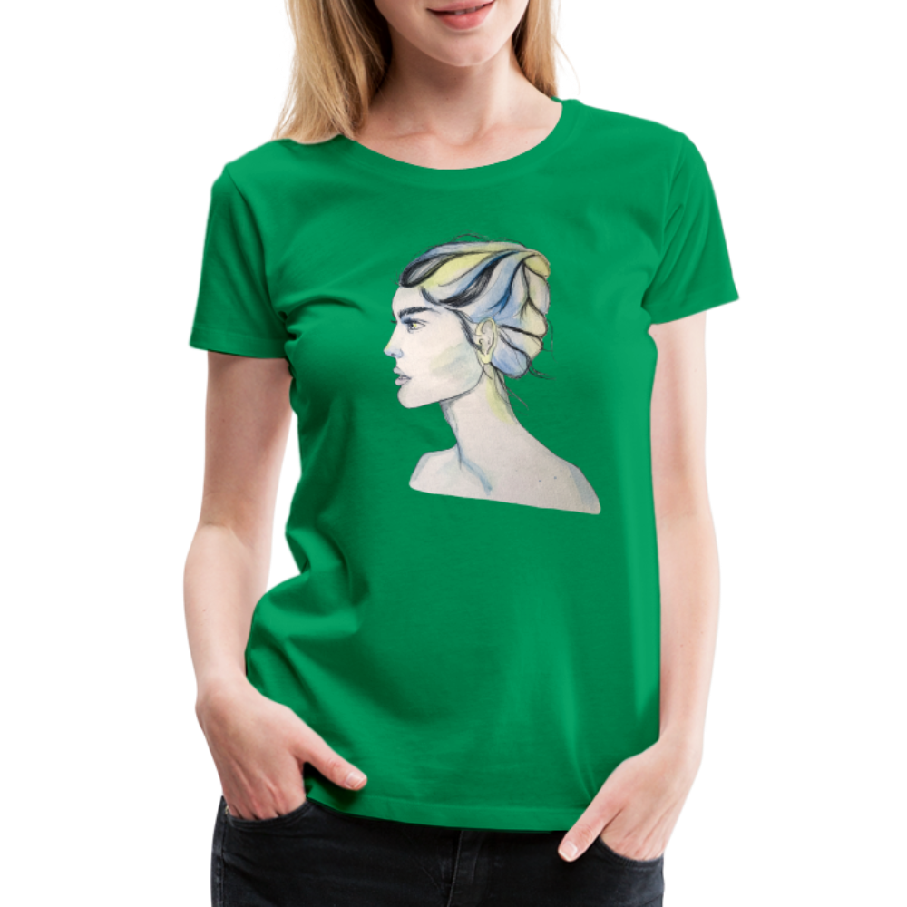 Portrait - Frauen T-Shirt - Kelly Green