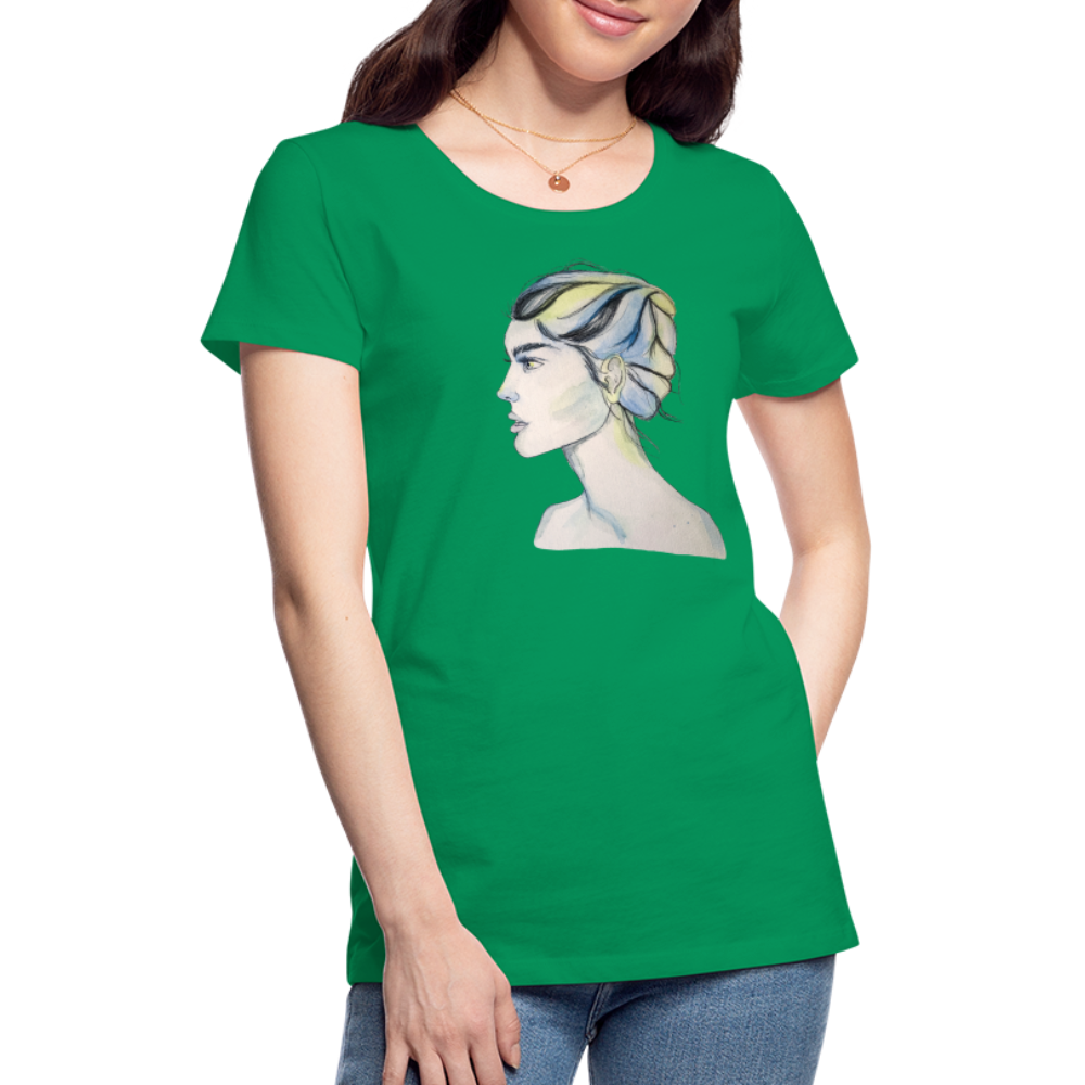 Portrait - Frauen T-Shirt - Kelly Green