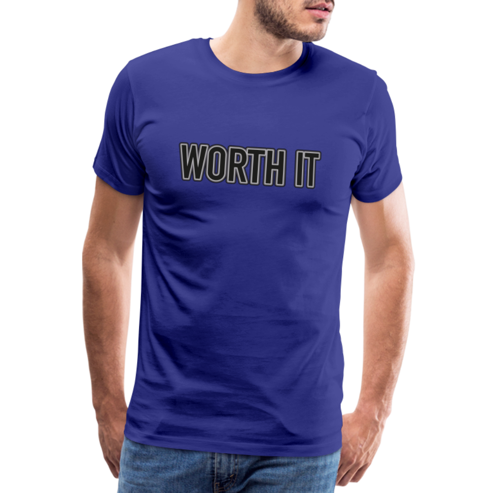 Worth it - Männer T-Shirt - Königsblau