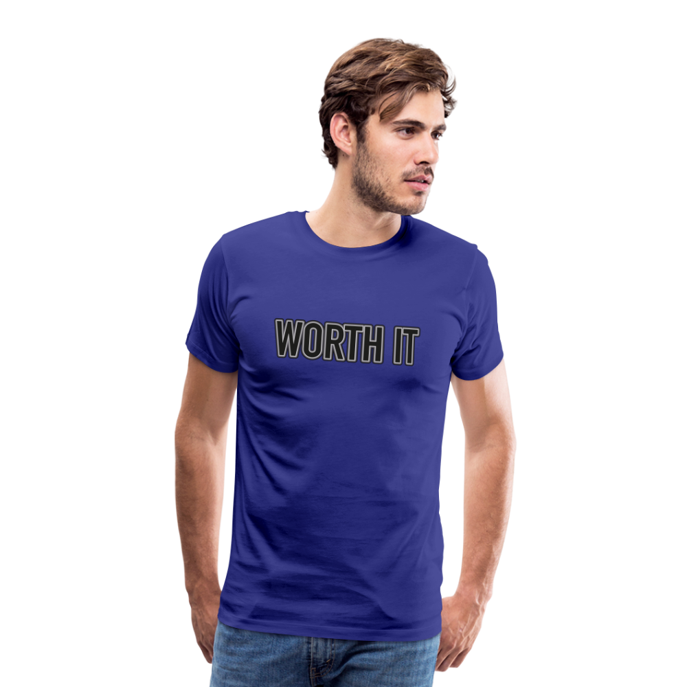Worth it - Männer T-Shirt - Königsblau