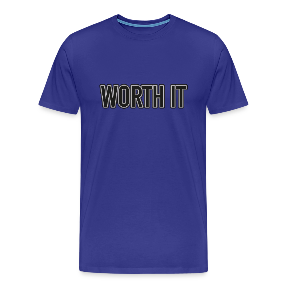Worth it - Männer T-Shirt - Königsblau