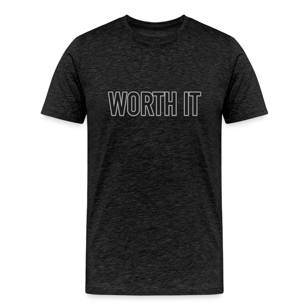 Worth it - Männer T-Shirt - Anthrazit