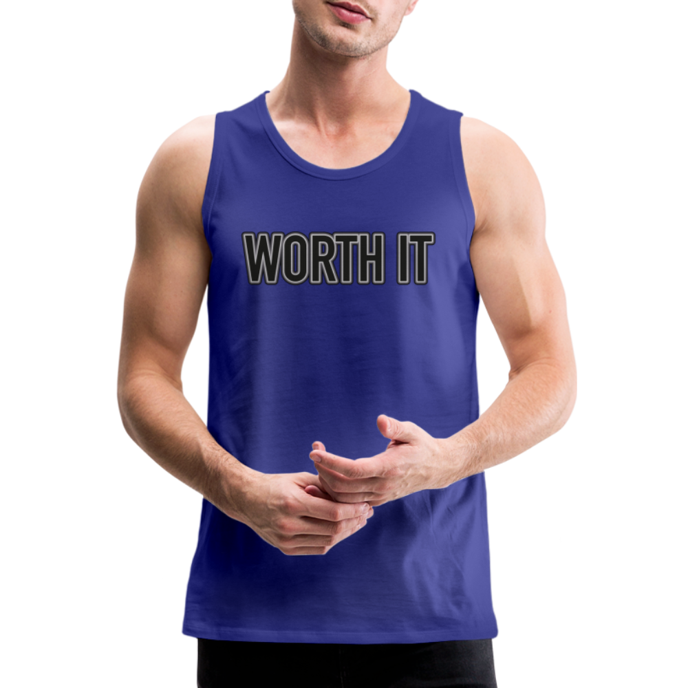 Worth it - Männer Tank Top - Königsblau