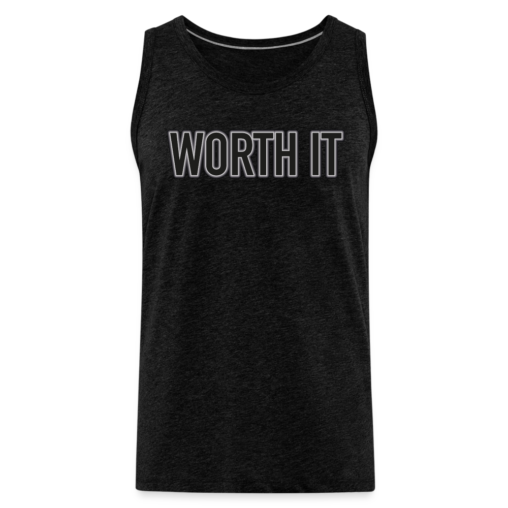 Worth it - Männer Tank Top - Anthrazit