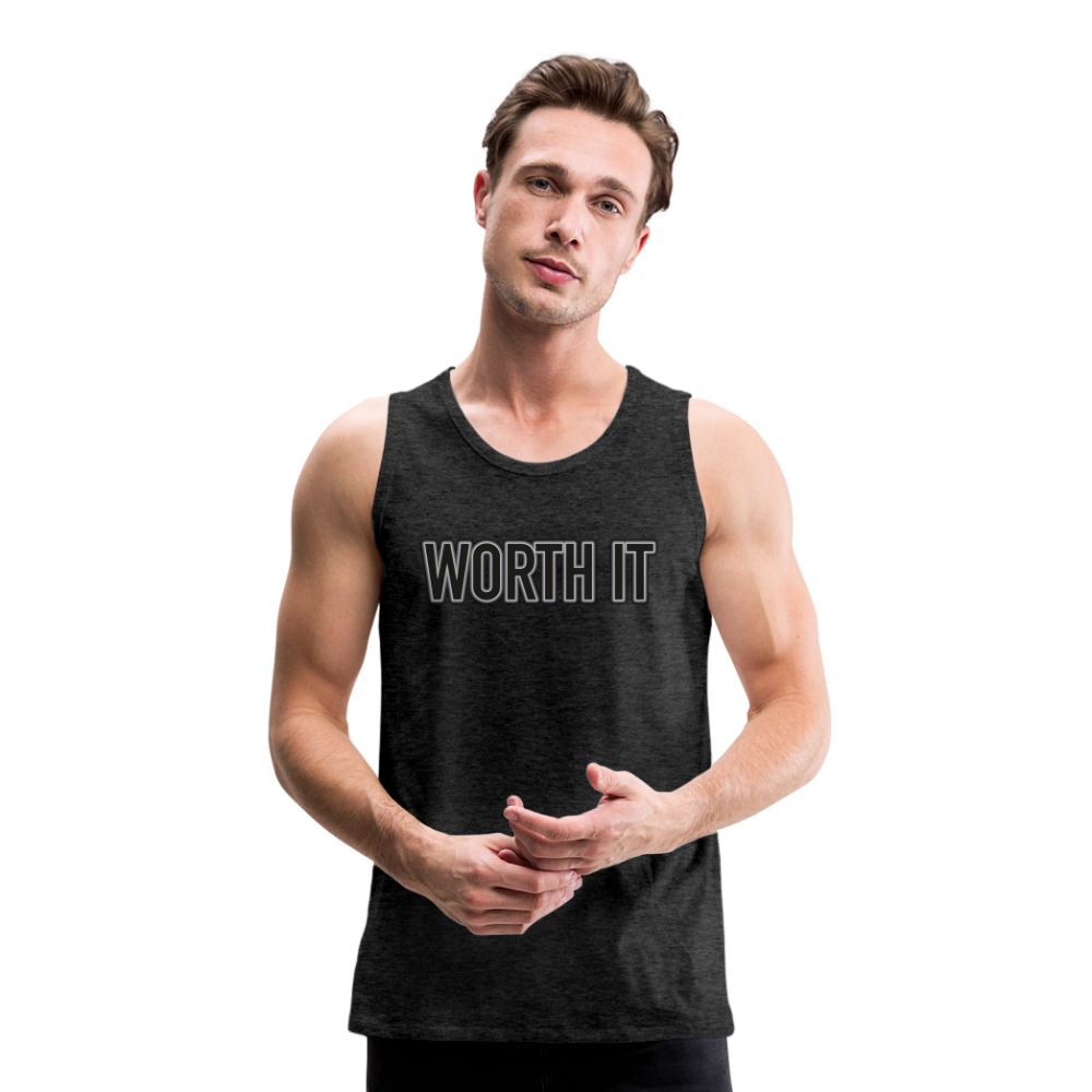 Worth it - Männer Tank Top - Anthrazit