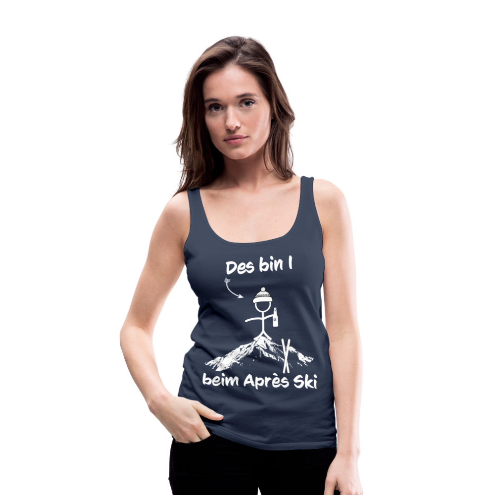 Des bin I beim Après Ski - Frauen Tank Top - Navy