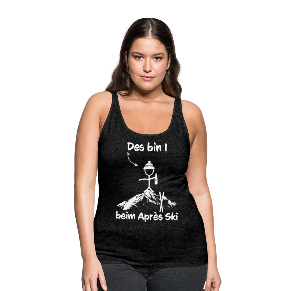 Des bin I beim Après Ski - Frauen Tank Top - Anthrazit