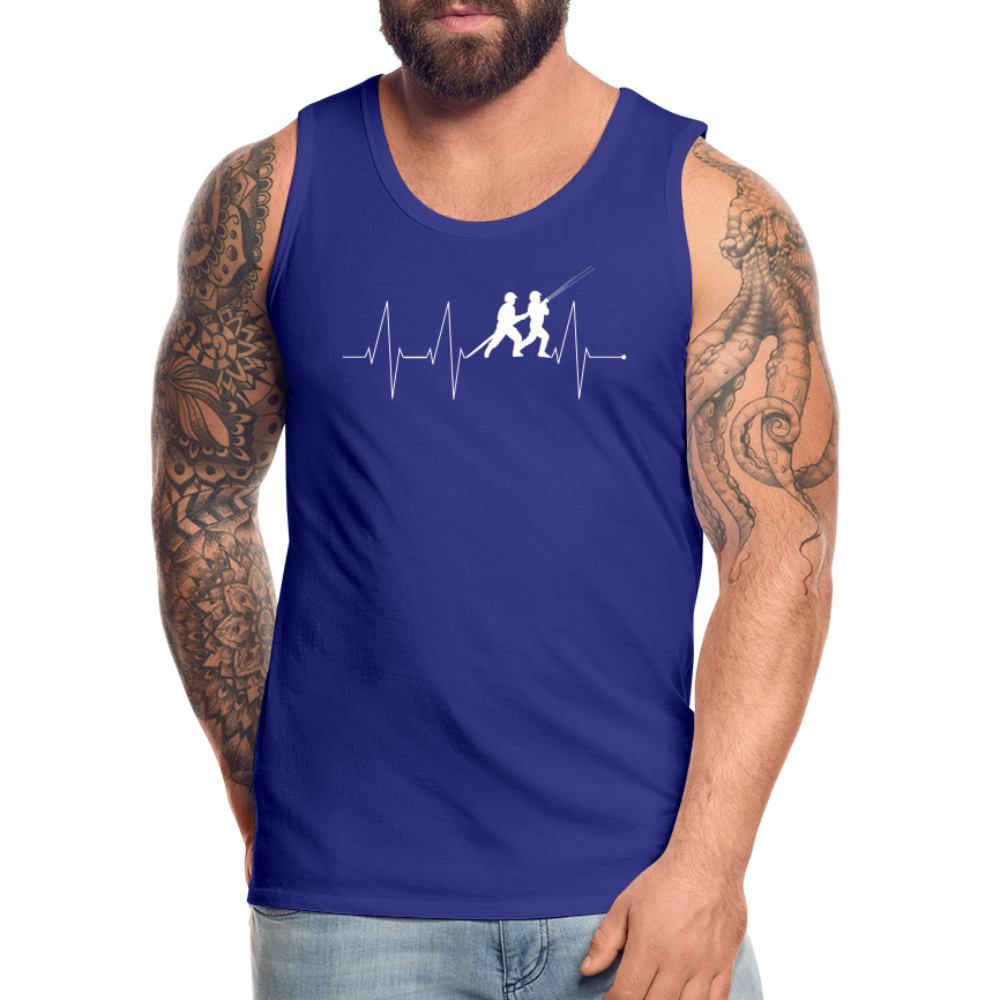 Herzschlag Feuerwehr - Männer Tank Top - Königsblau
