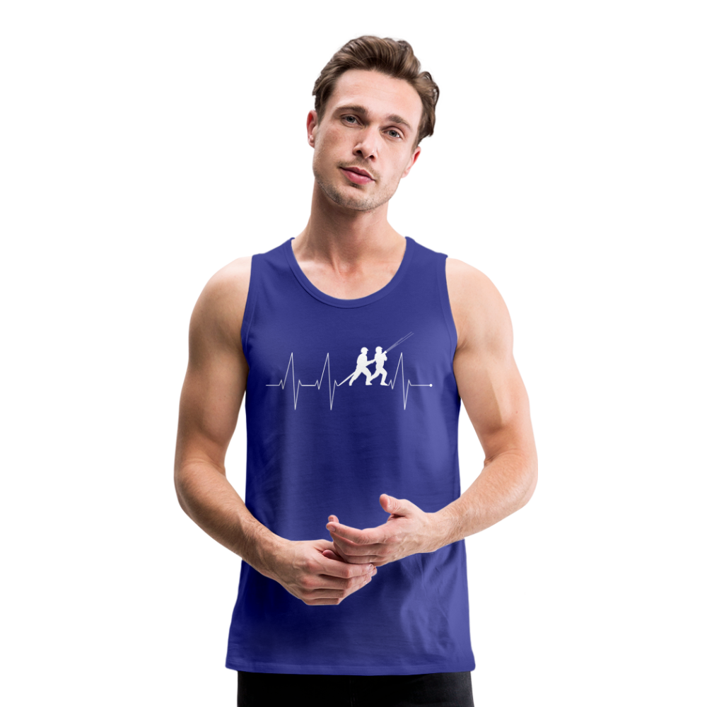 Herzschlag Feuerwehr - Männer Tank Top - Königsblau