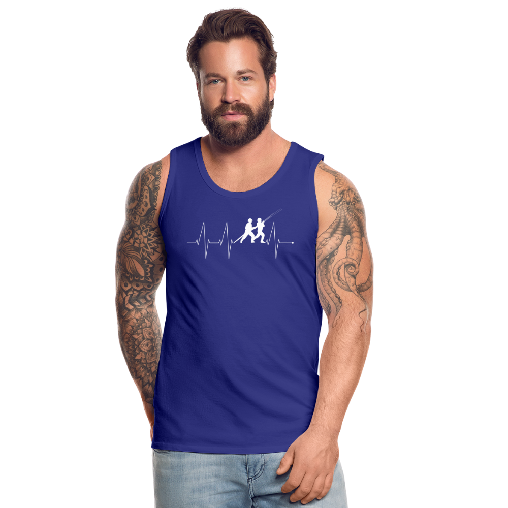 Herzschlag Feuerwehr - Männer Tank Top - Königsblau
