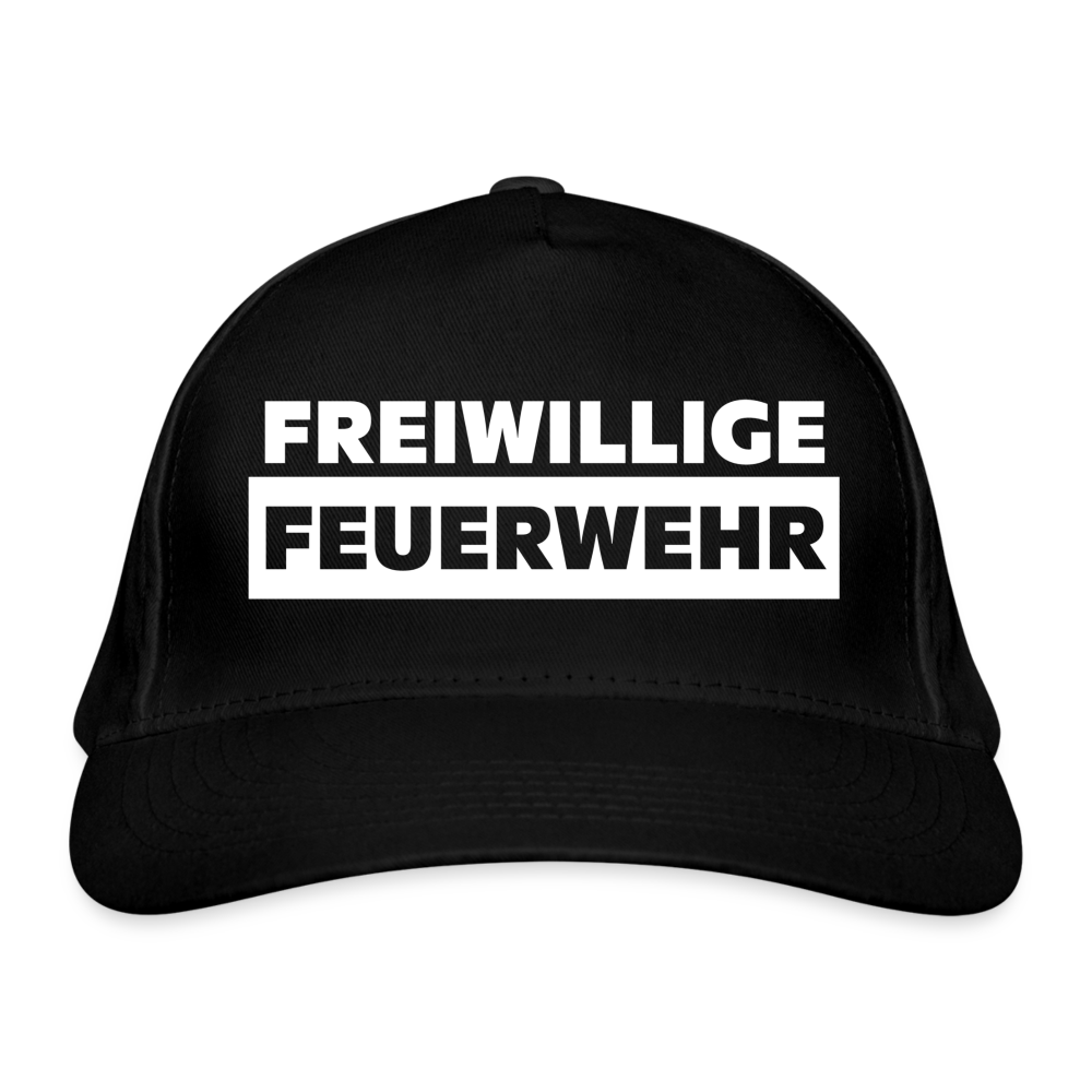 Freiwillige Feuerwehr - Bio-Baseballkappe - Schwarz
