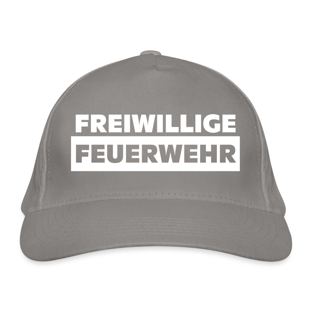 Freiwillige Feuerwehr - Bio-Baseballkappe - Hellgrau