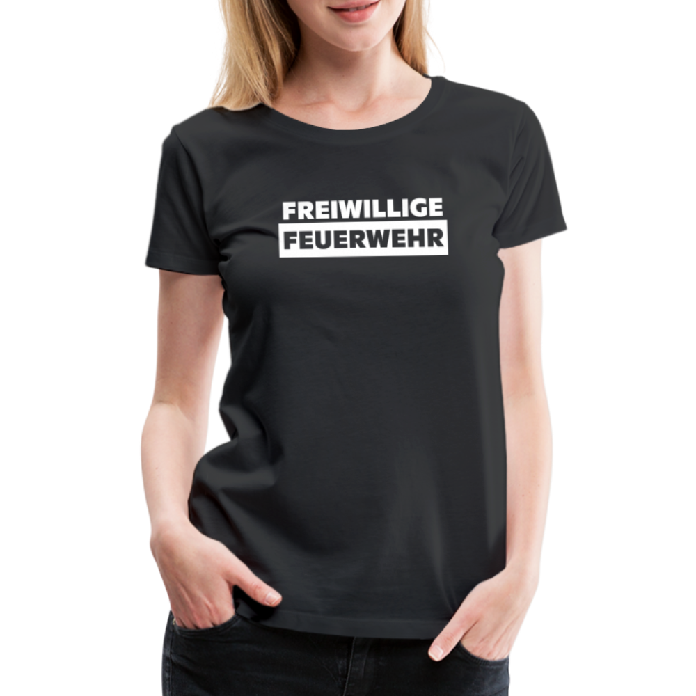 Freiwillige Feuerwehr - Frauen T-Shirt - Schwarz