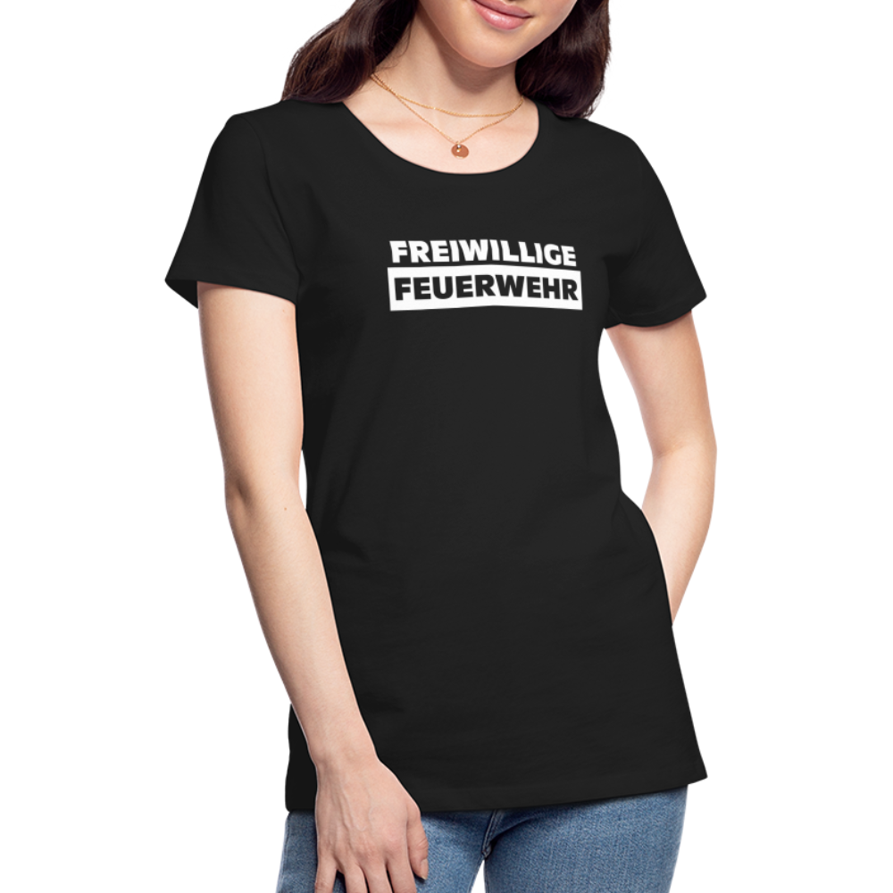 Freiwillige Feuerwehr - Frauen T-Shirt - Schwarz