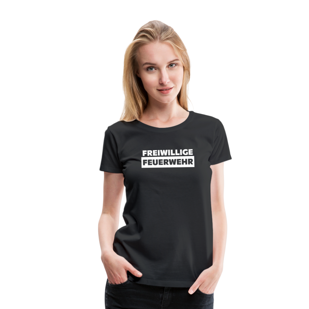 Freiwillige Feuerwehr - Frauen T-Shirt - Schwarz