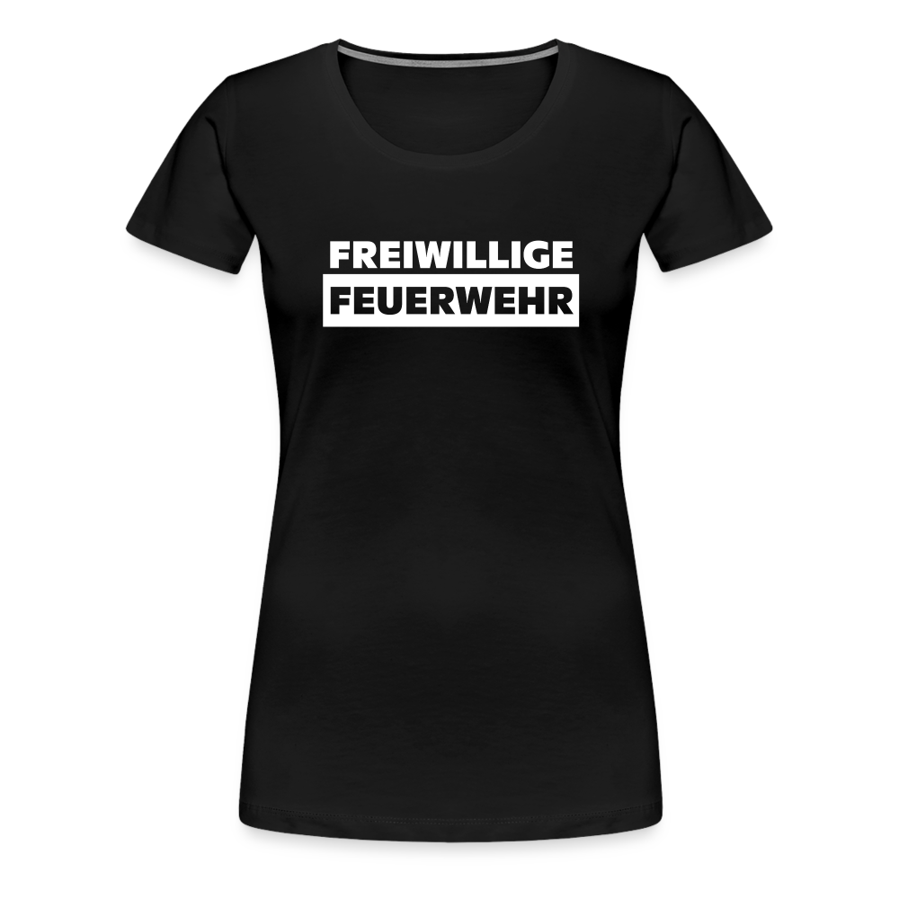 Freiwillige Feuerwehr - Frauen T-Shirt - Schwarz
