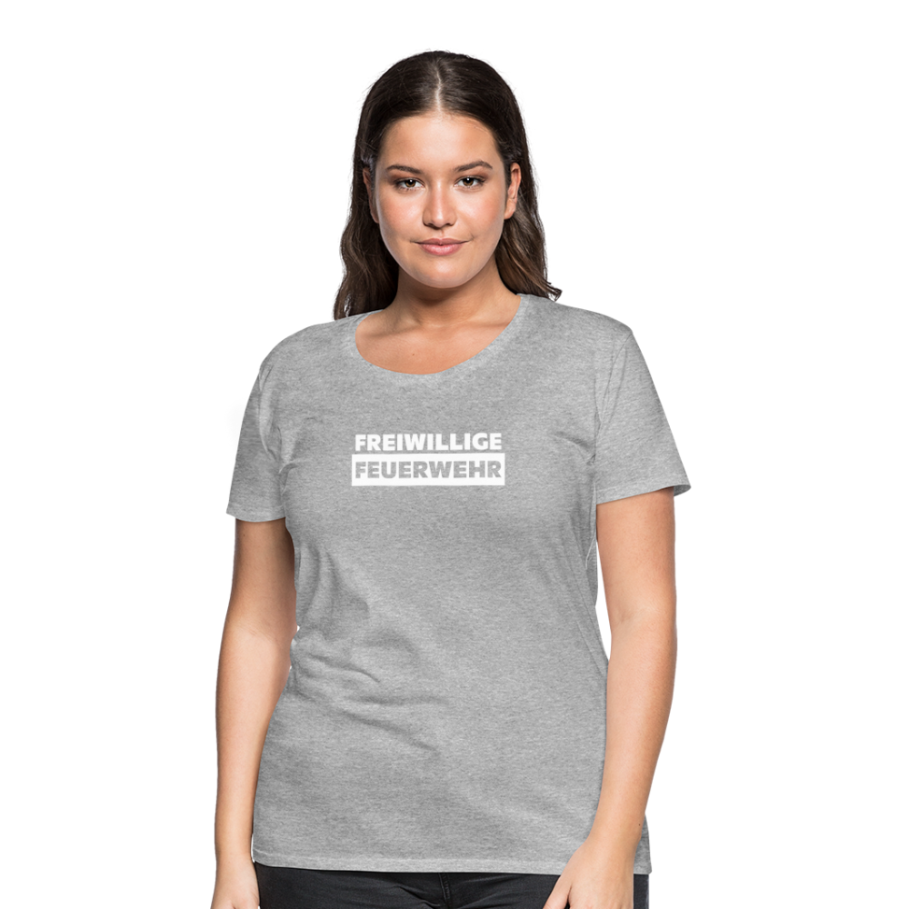 Freiwillige Feuerwehr - Frauen T-Shirt - Grau meliert