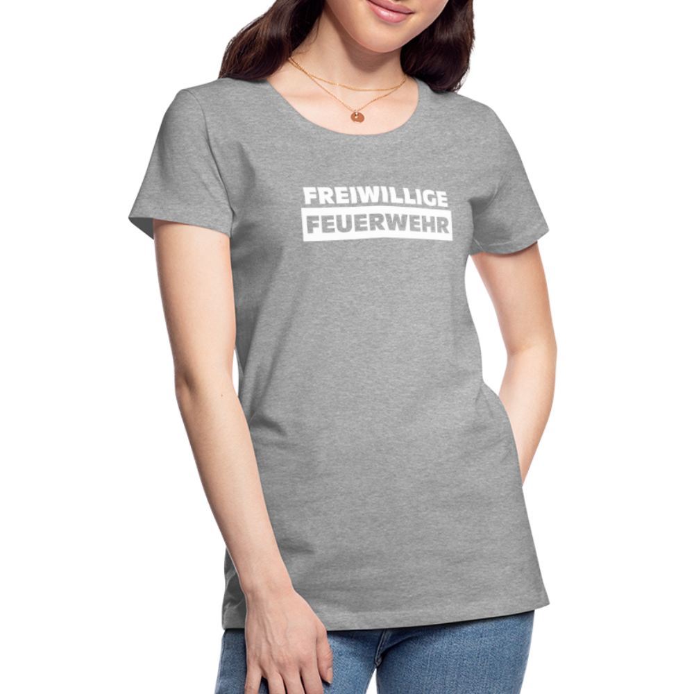 Freiwillige Feuerwehr - Frauen T-Shirt - Grau meliert