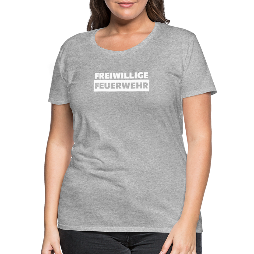 Freiwillige Feuerwehr - Frauen T-Shirt - Grau meliert