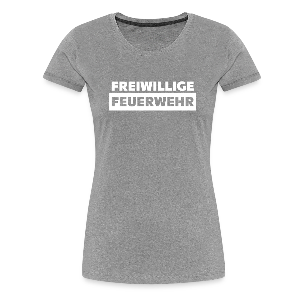 Freiwillige Feuerwehr - Frauen T-Shirt - Grau meliert