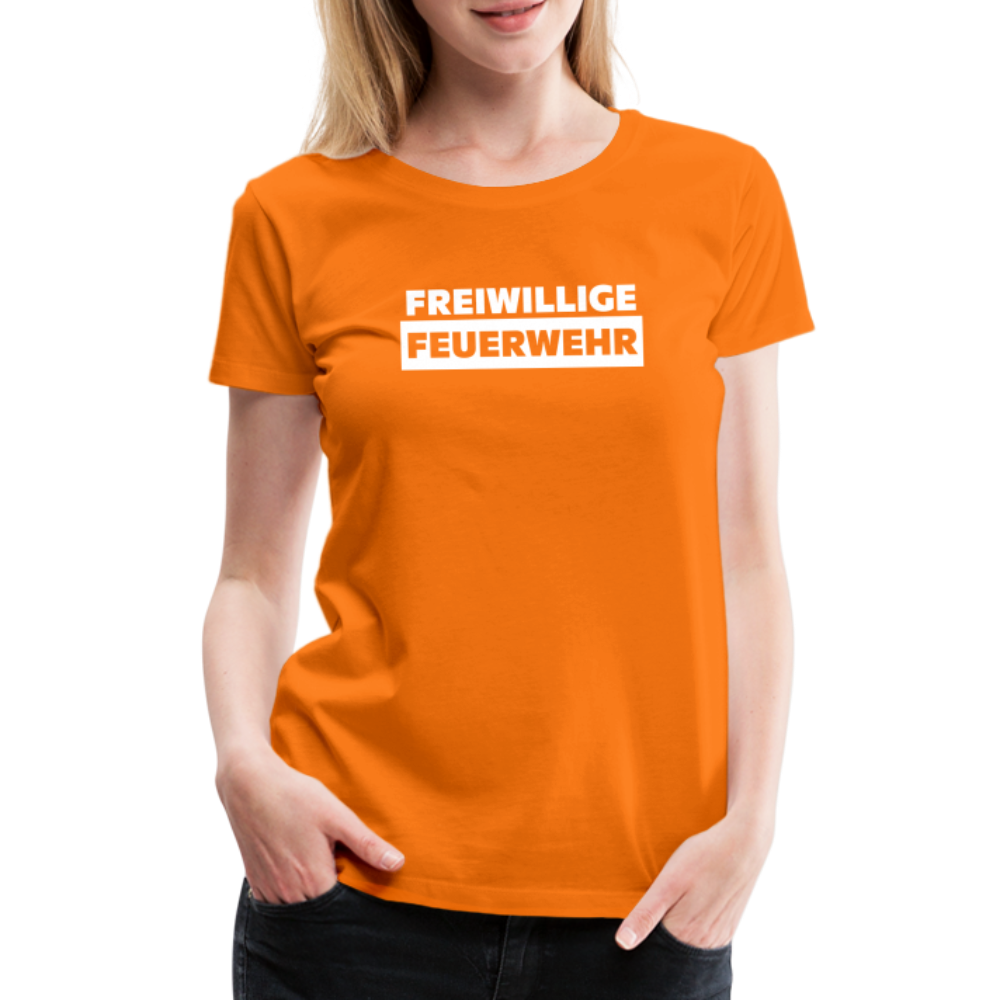 Freiwillige Feuerwehr - Frauen T-Shirt - Orange