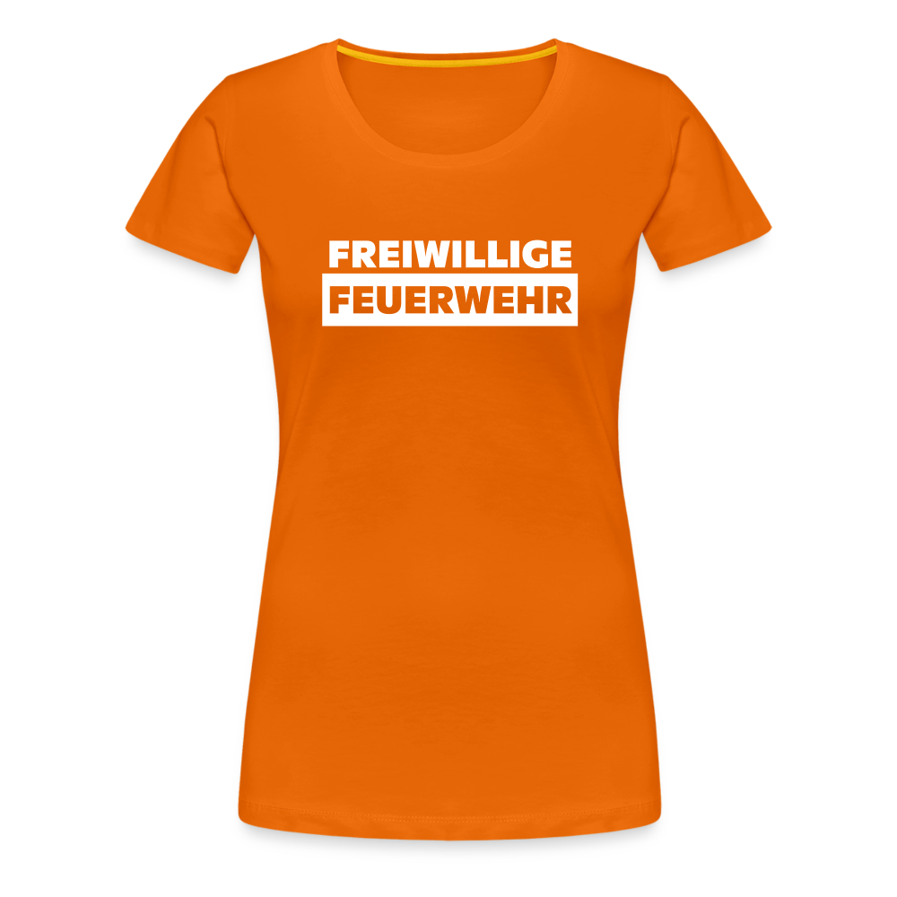 Freiwillige Feuerwehr - Frauen T-Shirt - Orange