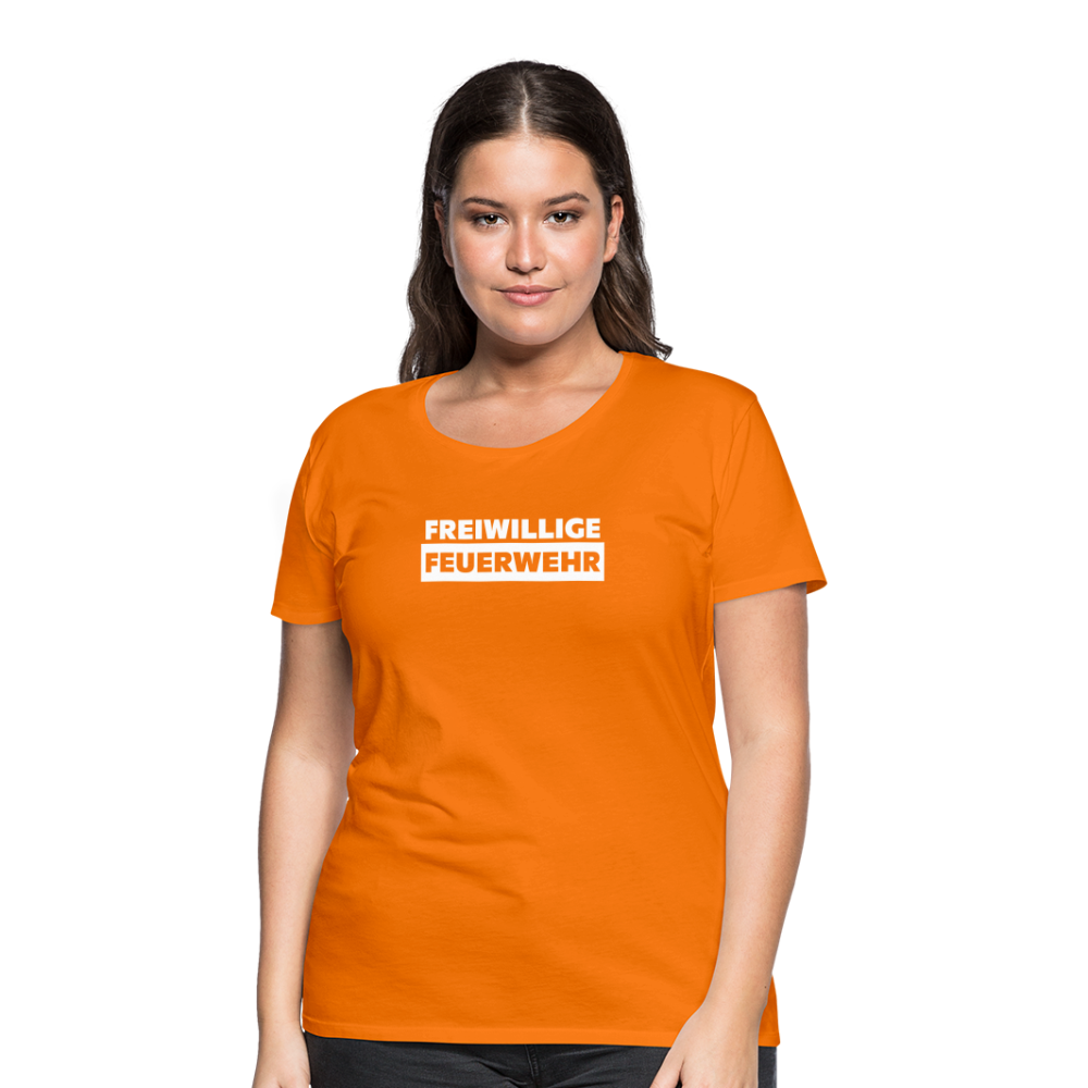 Freiwillige Feuerwehr - Frauen T-Shirt - Orange