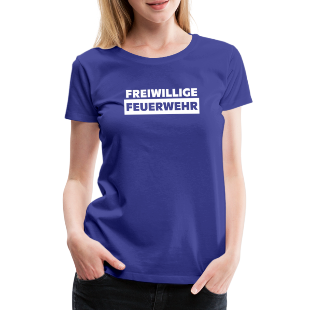 Freiwillige Feuerwehr - Frauen T-Shirt - Königsblau