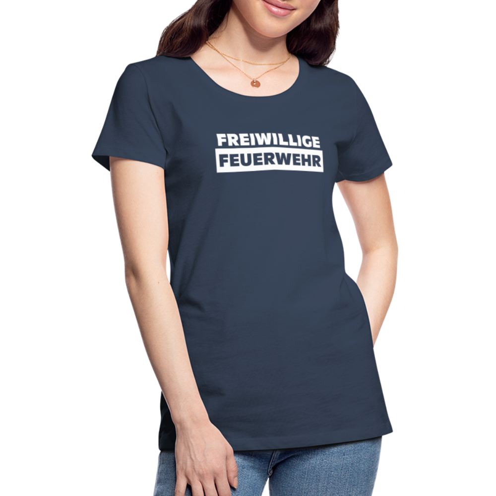 Freiwillige Feuerwehr - Frauen T-Shirt - Navy