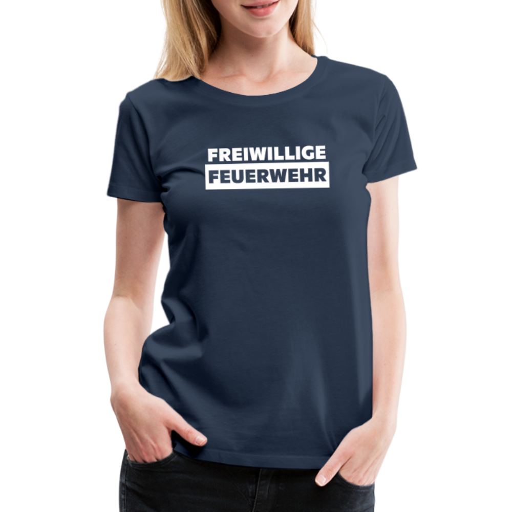 Freiwillige Feuerwehr - Frauen T-Shirt - Navy