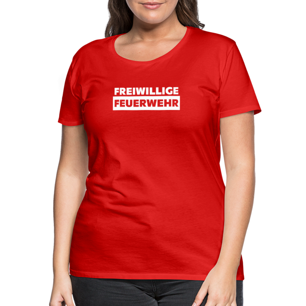 Freiwillige Feuerwehr - Frauen T-Shirt - Rot