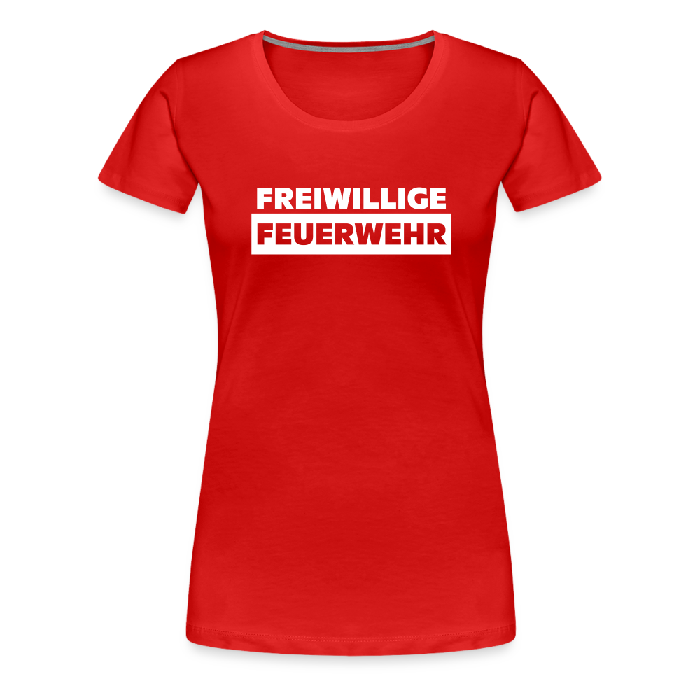 Freiwillige Feuerwehr - Frauen T-Shirt - Rot