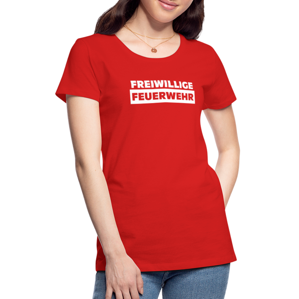 Freiwillige Feuerwehr - Frauen T-Shirt - Rot