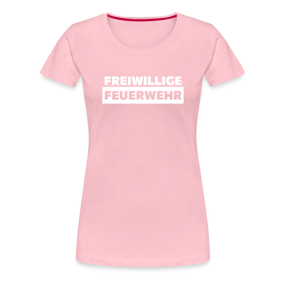 Freiwillige Feuerwehr - Frauen T-Shirt - Hellrosa