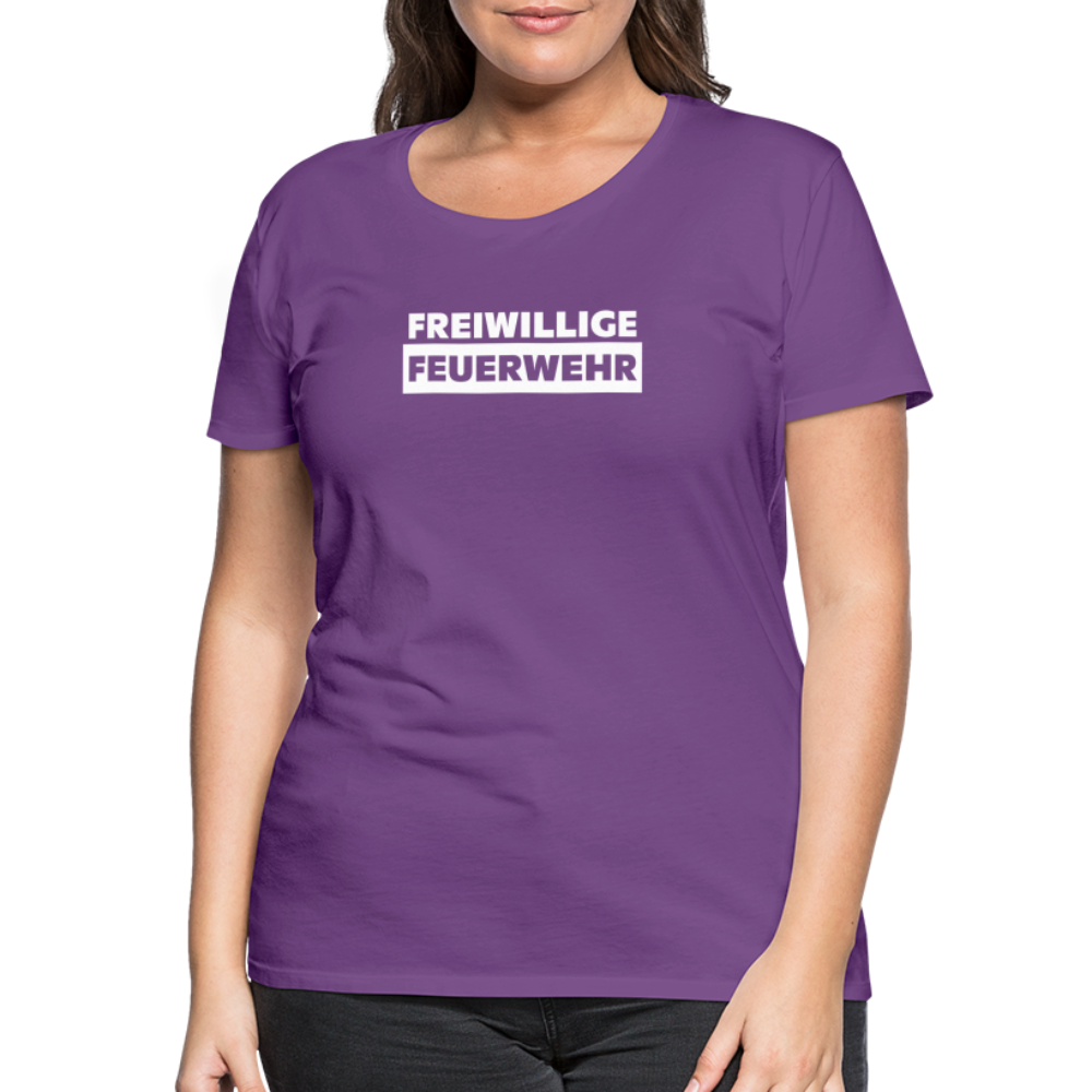 Freiwillige Feuerwehr - Frauen T-Shirt - Lila
