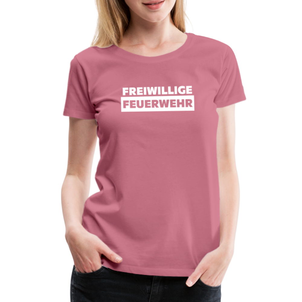 Freiwillige Feuerwehr - Frauen T-Shirt - Malve