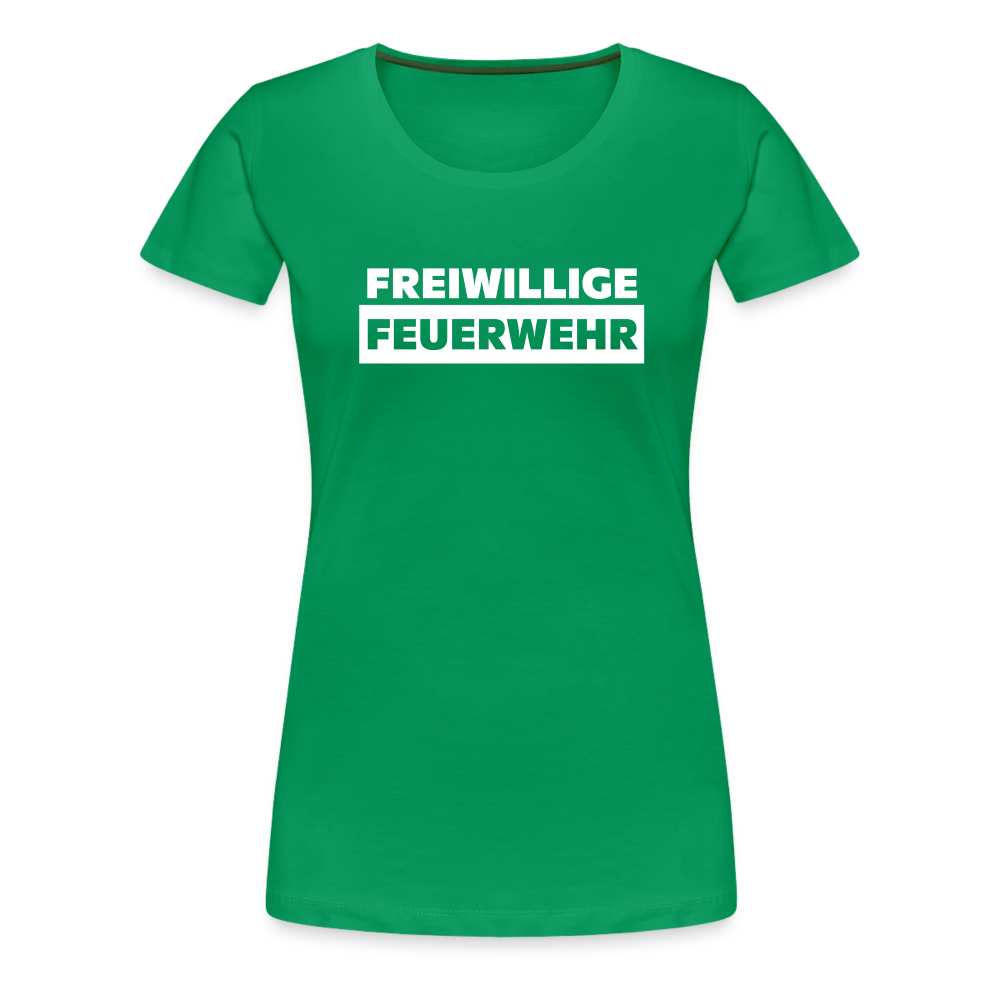 Freiwillige Feuerwehr - Frauen T-Shirt - Kelly Green