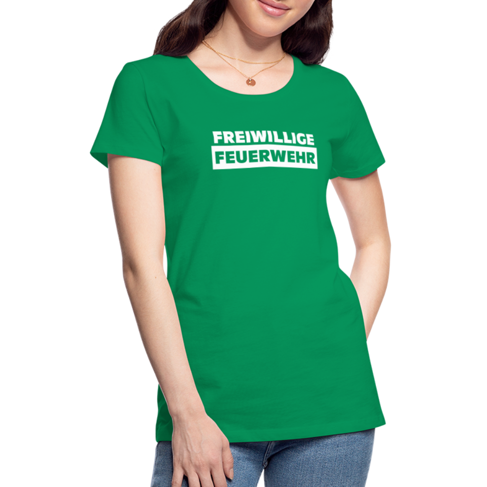Freiwillige Feuerwehr - Frauen T-Shirt - Kelly Green