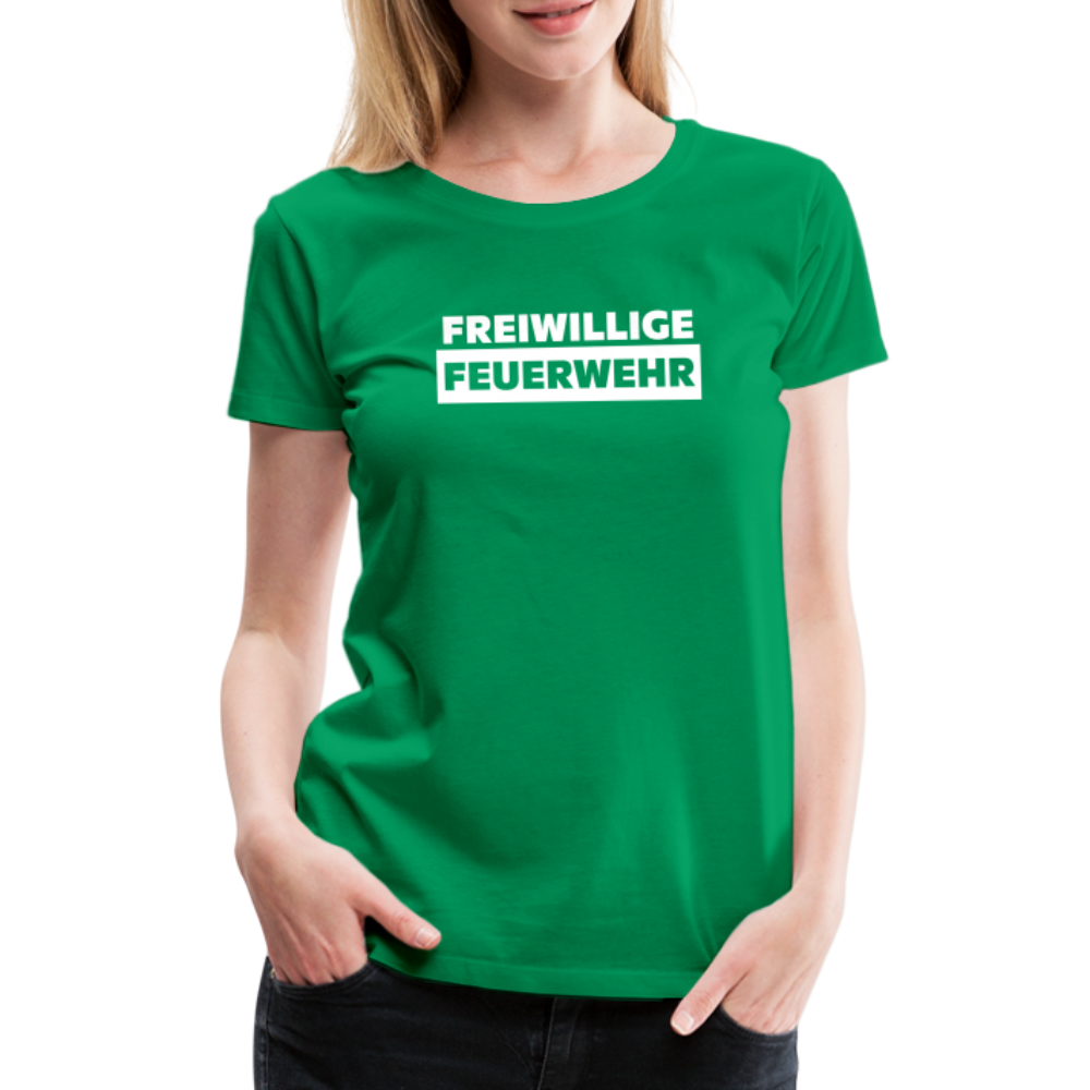 Freiwillige Feuerwehr - Frauen T-Shirt - Kelly Green