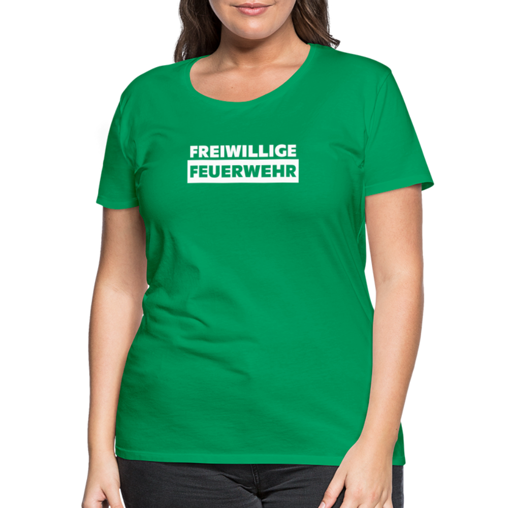 Freiwillige Feuerwehr - Frauen T-Shirt - Kelly Green