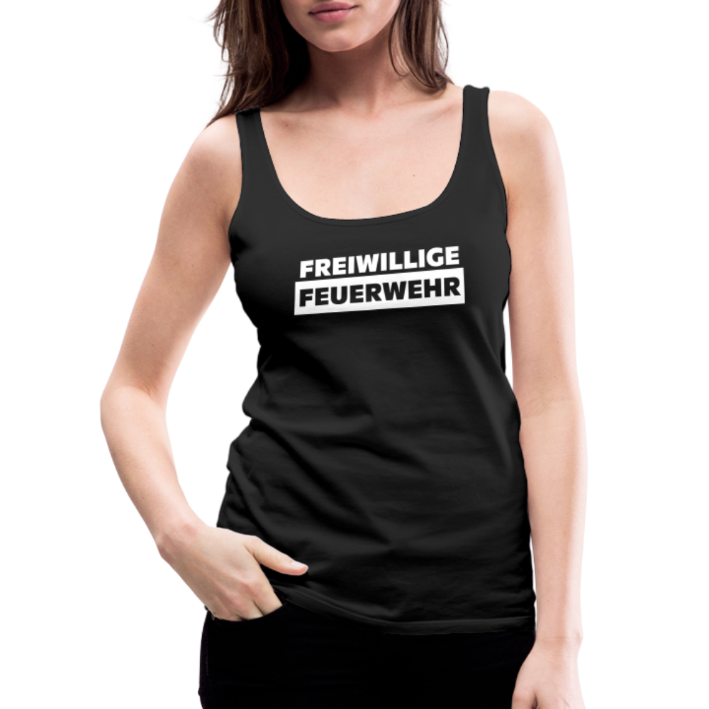 Freiwillige Feuerwehr - Frauen Tank Top - Schwarz